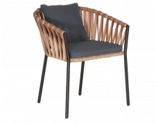 Кресло плетеное для уличных кафе и ресторанов Кариба